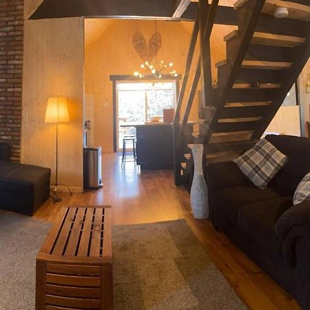 Le Jazz- Chalet Rustique/Chic Avec Spa Notre-Dame-Des-Bois ภายนอก รูปภาพ
