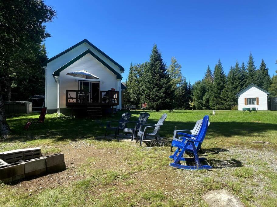 Le Jazz- Chalet Rustique/Chic Avec Spa Notre-Dame-Des-Bois ภายนอก รูปภาพ