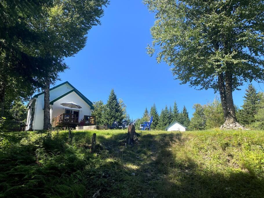 Le Jazz- Chalet Rustique/Chic Avec Spa Notre-Dame-Des-Bois ภายนอก รูปภาพ