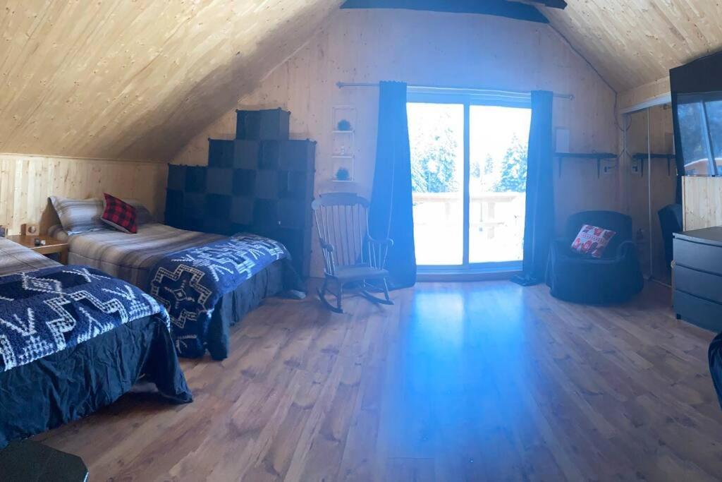 Le Jazz- Chalet Rustique/Chic Avec Spa Notre-Dame-Des-Bois ภายนอก รูปภาพ